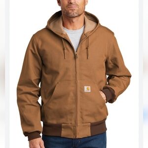 Carhartt Mens Flannel Lined Duck Active Jacket